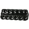 Asi 6 Port, Single Sided Multi Tap Connector 6-3/0 AWG, 600 Volt, Black Insulation AICS3-0-6 - alternate 3